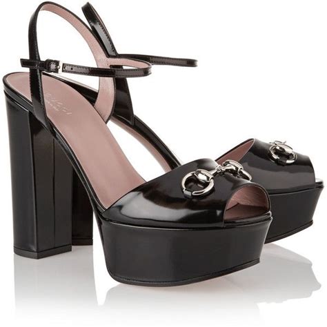 gucci horsebit platform|gucci horsebit platform heels.